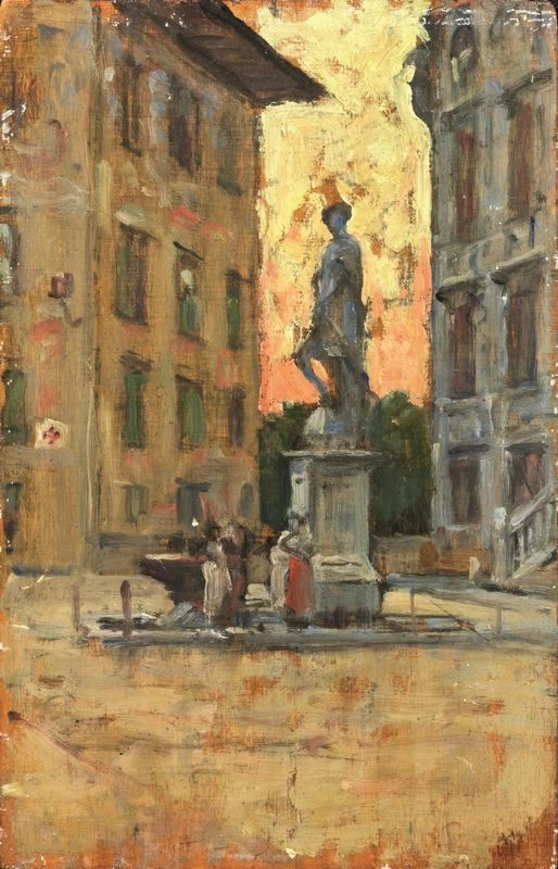 Il monumento in piazza